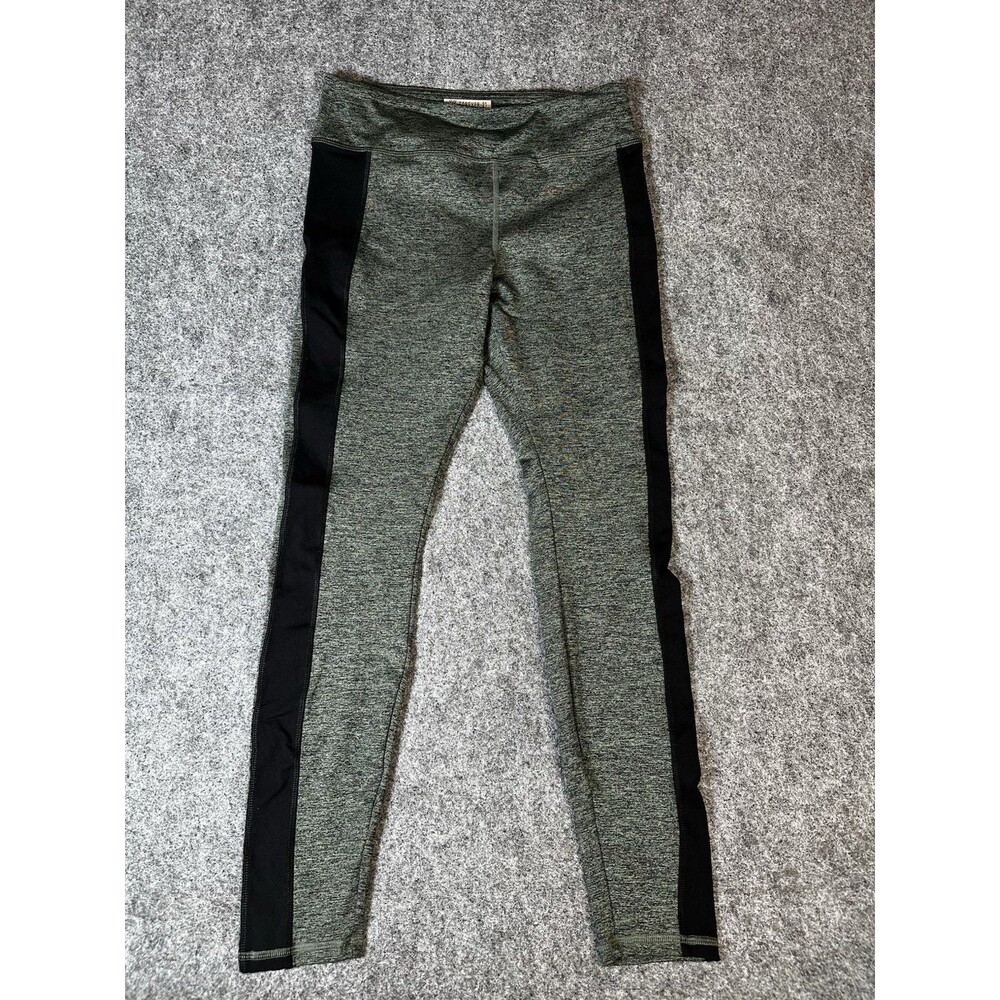 Forever 21 Leggings S Green Black Athletic Workout Gym Running Training Fit